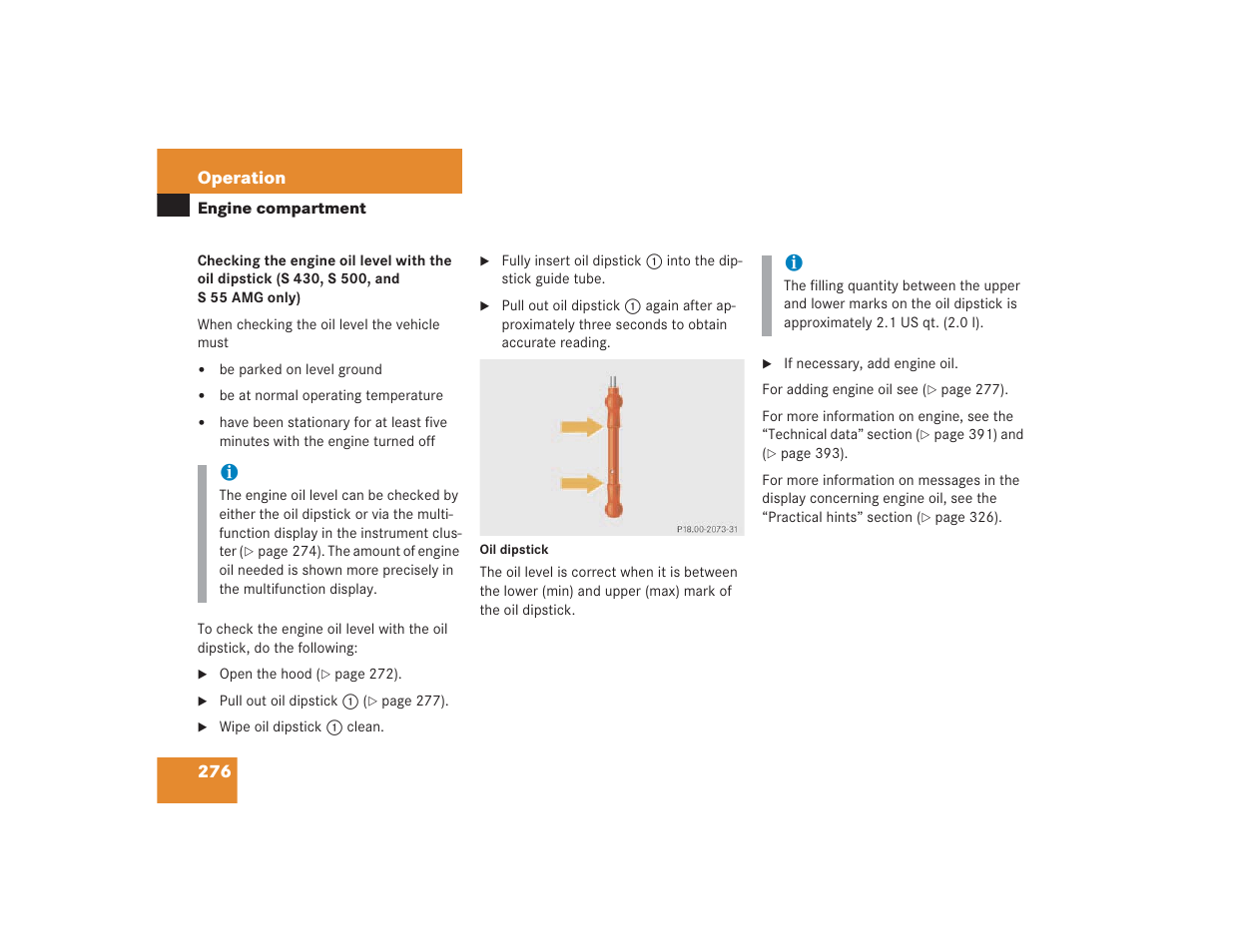 Mercedes-Benz S 4300 User Manual | Page 277 / 435