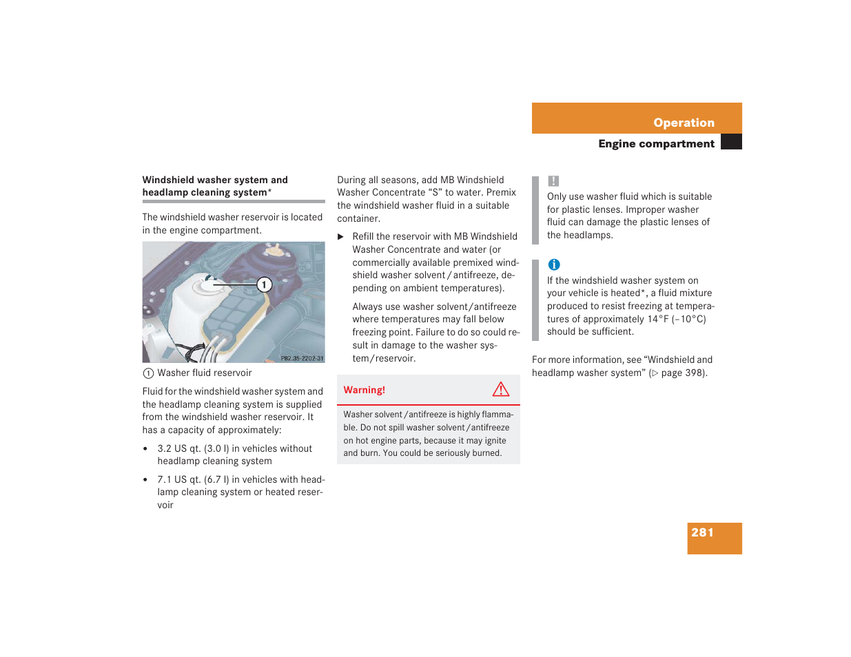 Mercedes-Benz S 4300 User Manual | Page 282 / 435