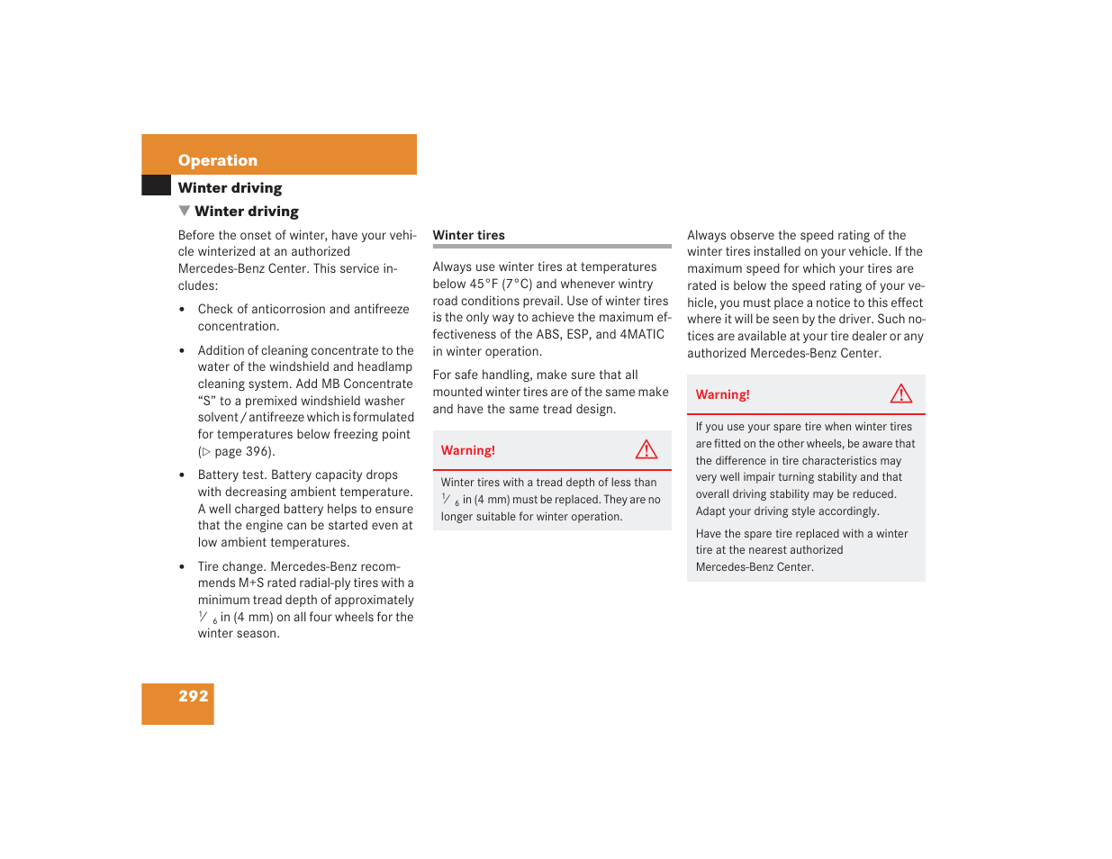 Mercedes-Benz S 4300 User Manual | Page 293 / 435