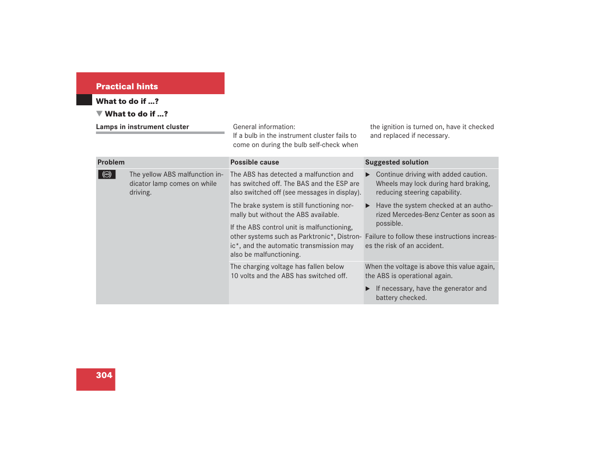 Mercedes-Benz S 4300 User Manual | Page 305 / 435