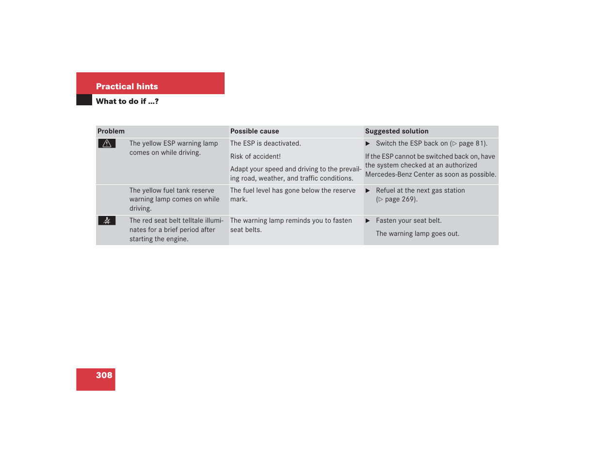 Mercedes-Benz S 4300 User Manual | Page 309 / 435