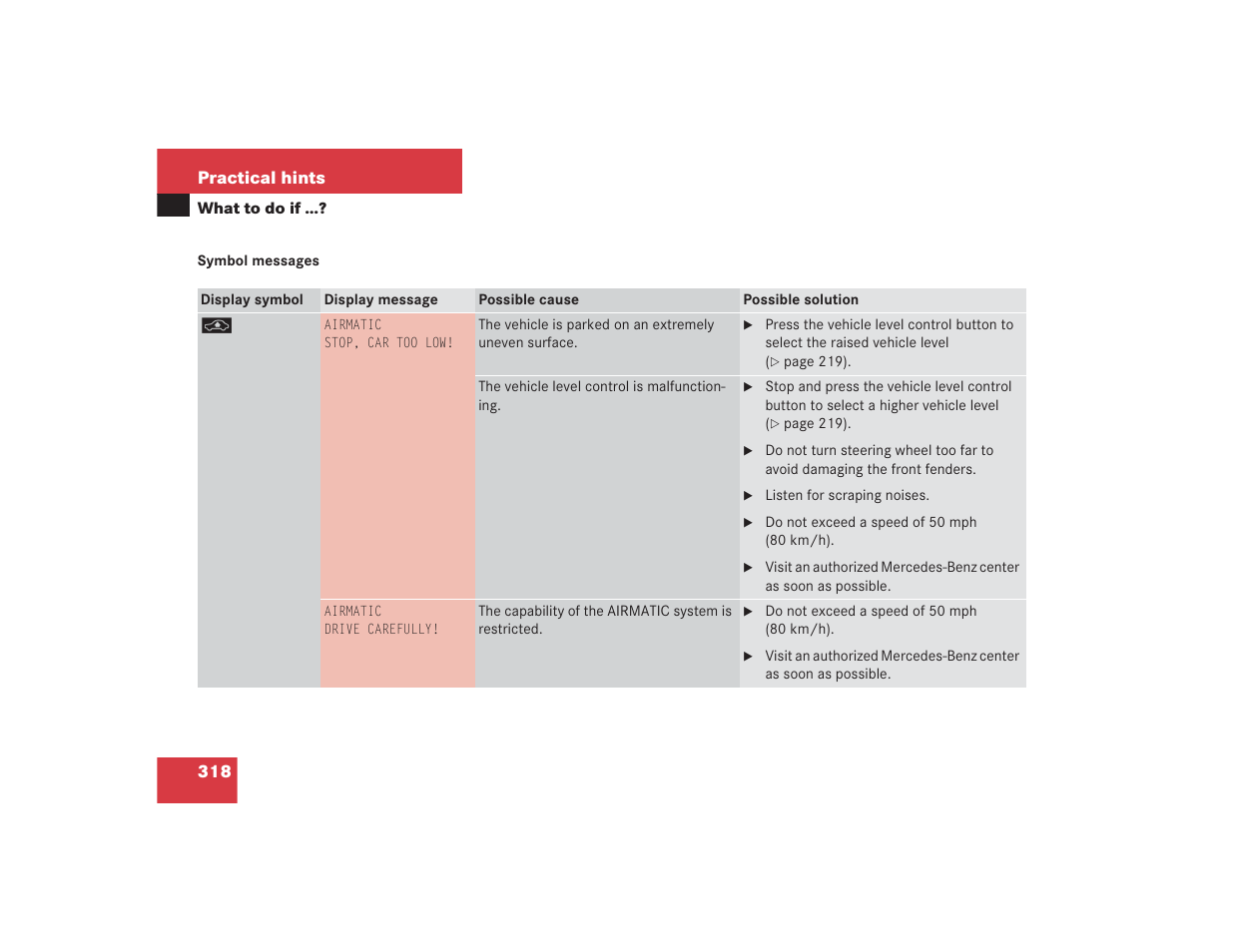 Mercedes-Benz S 4300 User Manual | Page 319 / 435