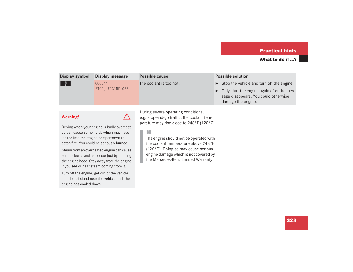 Mercedes-Benz S 4300 User Manual | Page 324 / 435