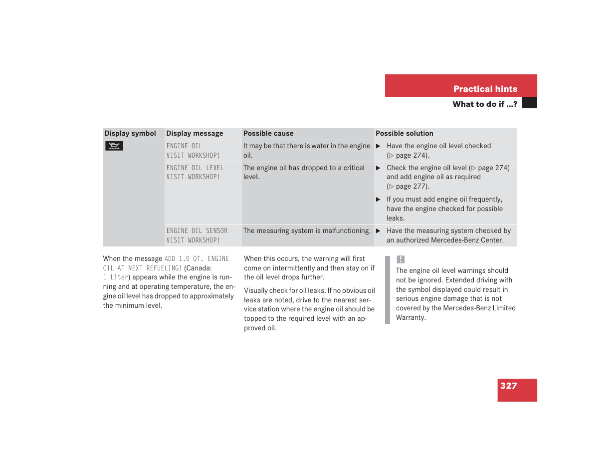 Mercedes-Benz S 4300 User Manual | Page 328 / 435