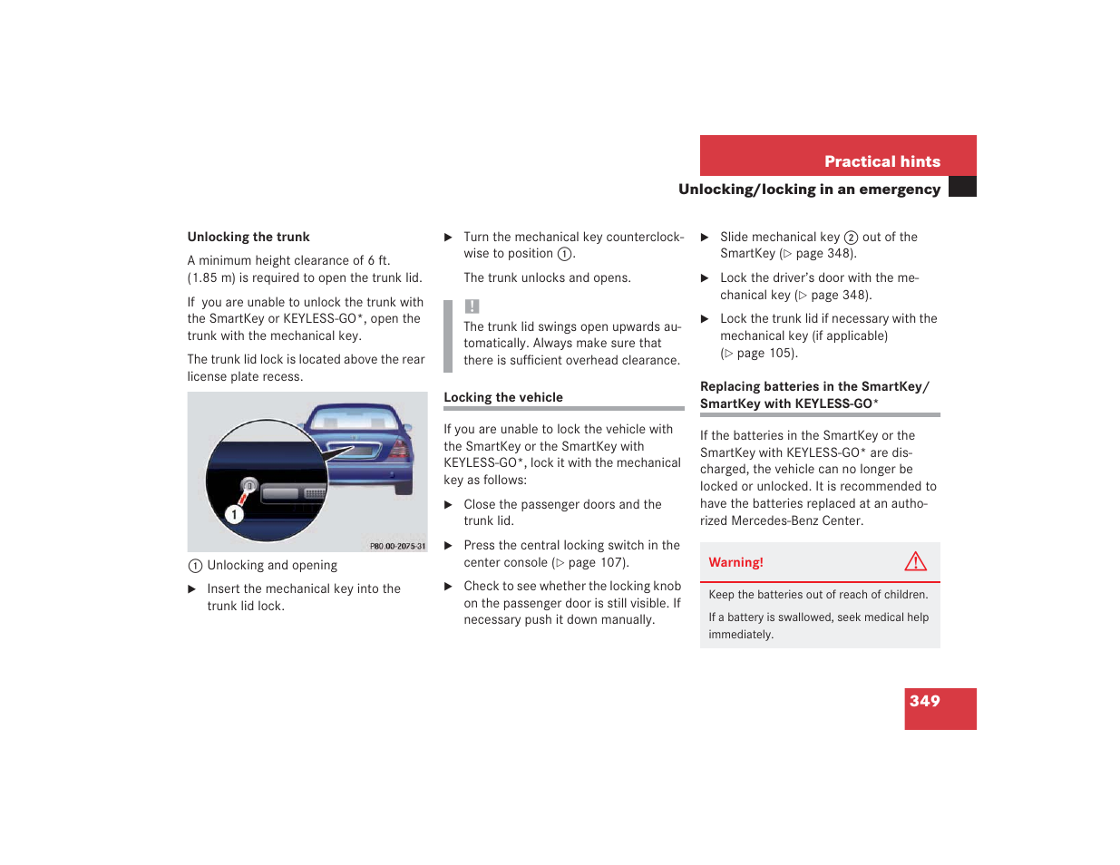 Mercedes-Benz S 4300 User Manual | Page 350 / 435