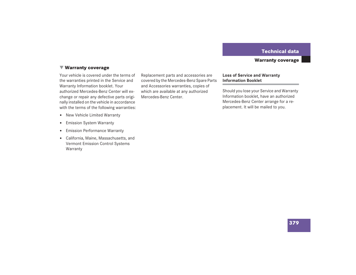 Mercedes-Benz S 4300 User Manual | Page 380 / 435