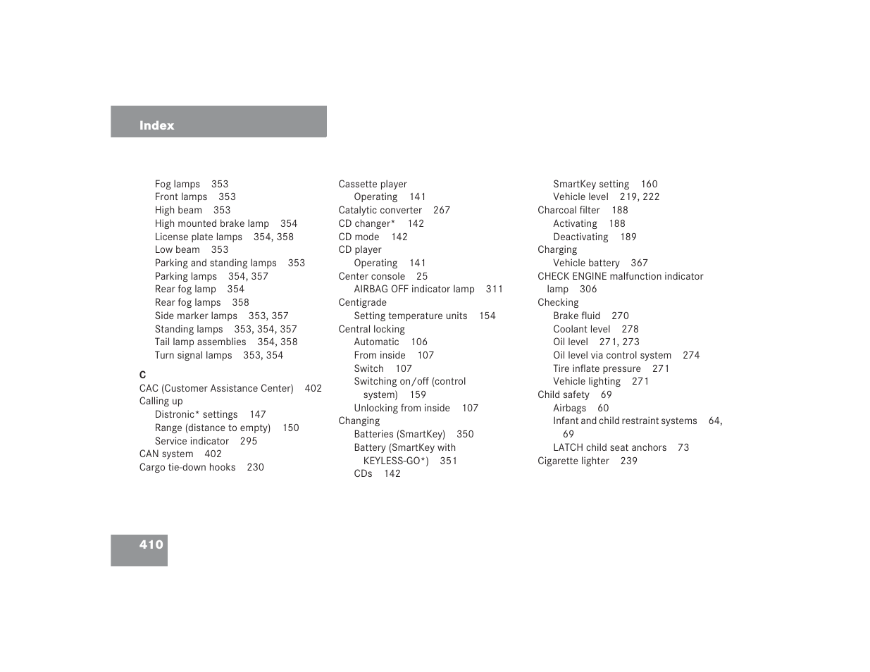 Mercedes-Benz S 4300 User Manual | Page 411 / 435