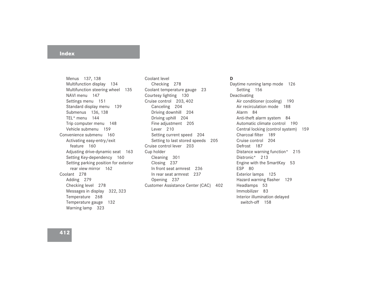 Mercedes-Benz S 4300 User Manual | Page 413 / 435