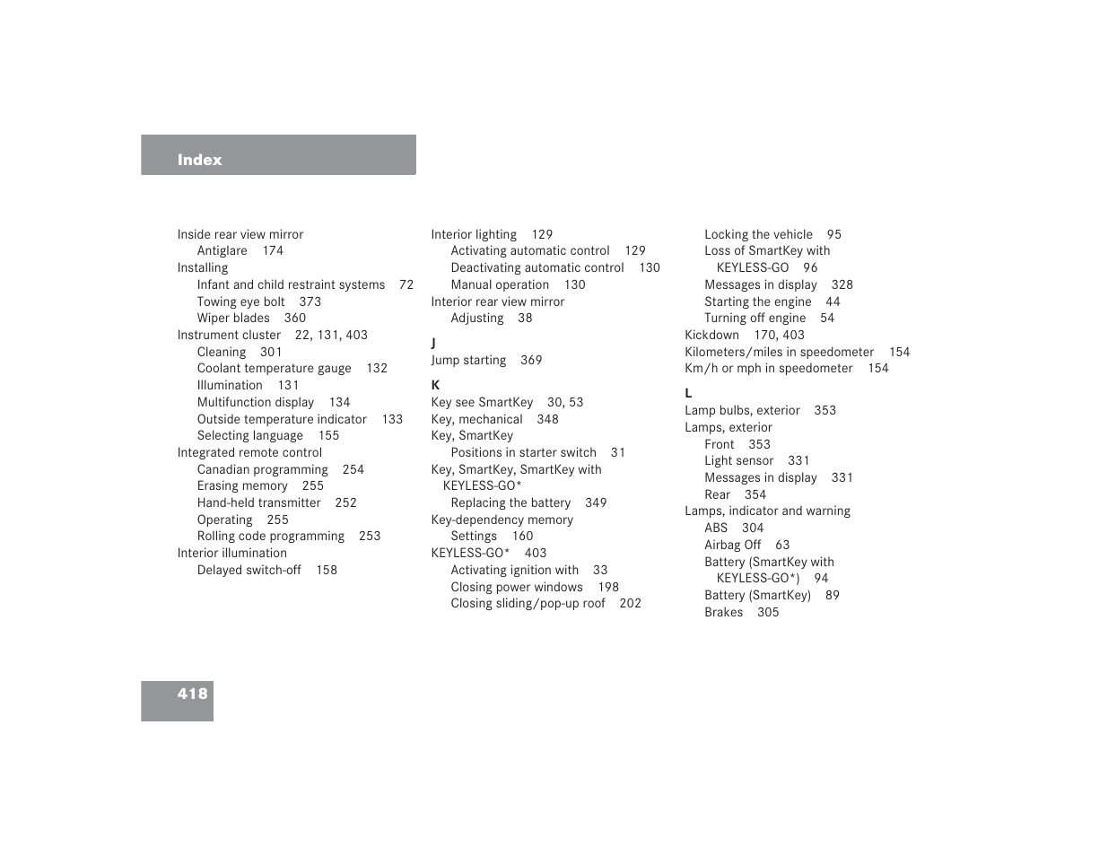 Mercedes-Benz S 4300 User Manual | Page 419 / 435