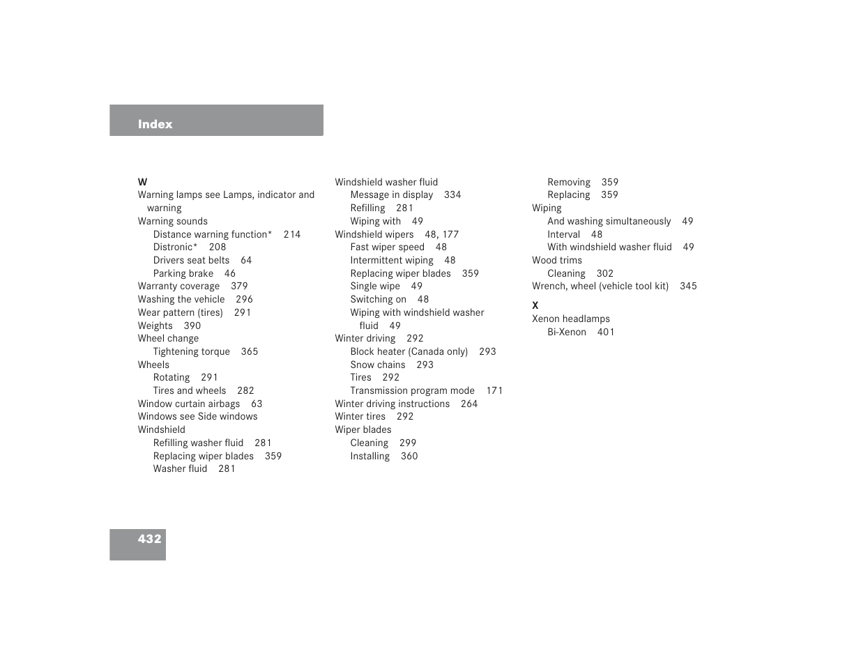 Mercedes-Benz S 4300 User Manual | Page 433 / 435