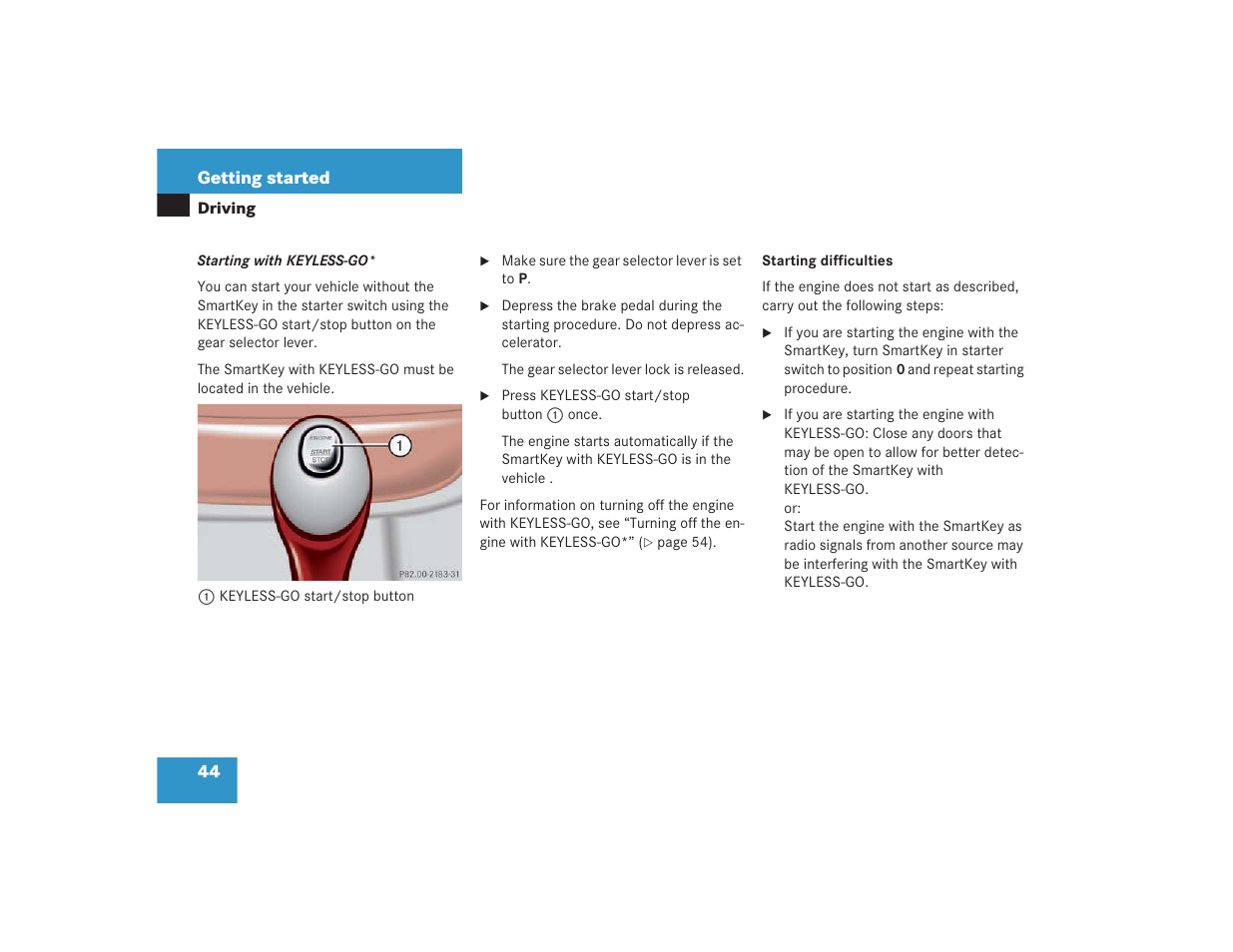 Mercedes-Benz S 4300 User Manual | Page 45 / 435