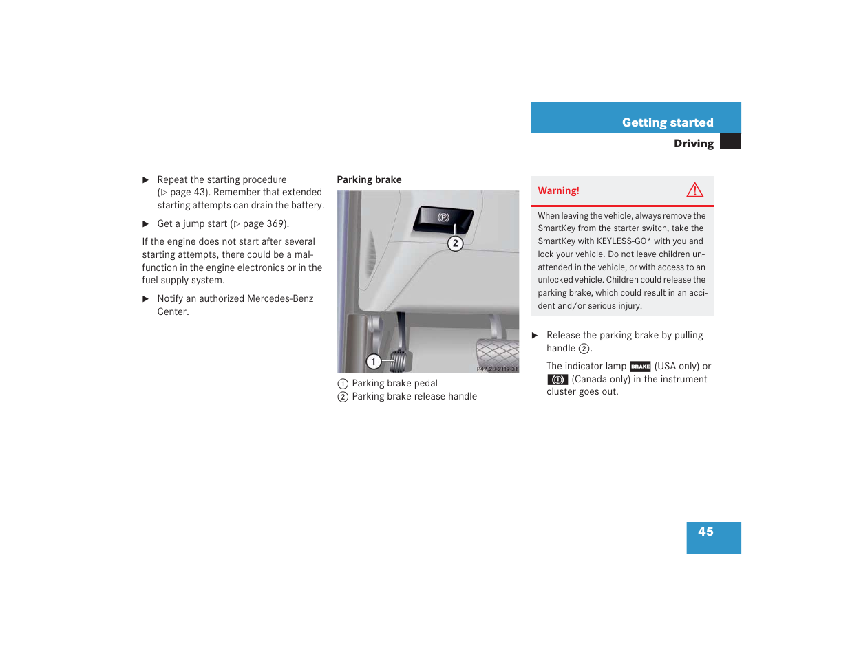 Mercedes-Benz S 4300 User Manual | Page 46 / 435