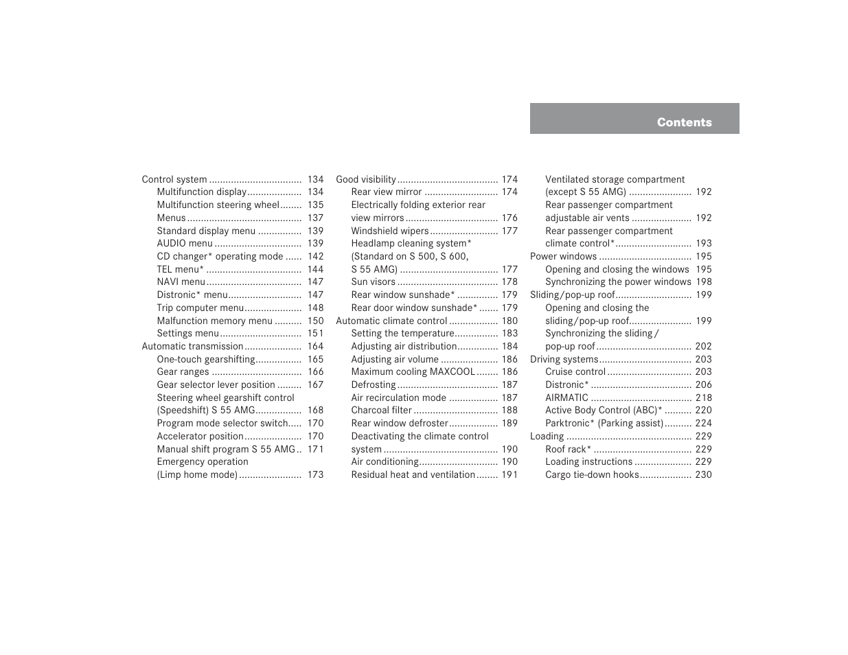 Mercedes-Benz S 4300 User Manual | Page 6 / 435