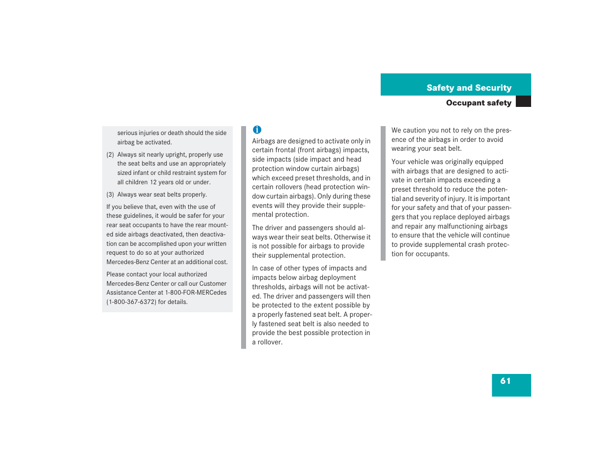Mercedes-Benz S 4300 User Manual | Page 62 / 435