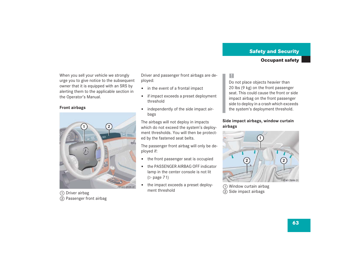 Mercedes-Benz S 4300 User Manual | Page 64 / 435