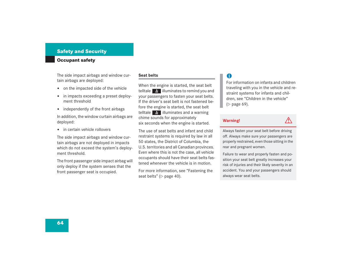 Mercedes-Benz S 4300 User Manual | Page 65 / 435