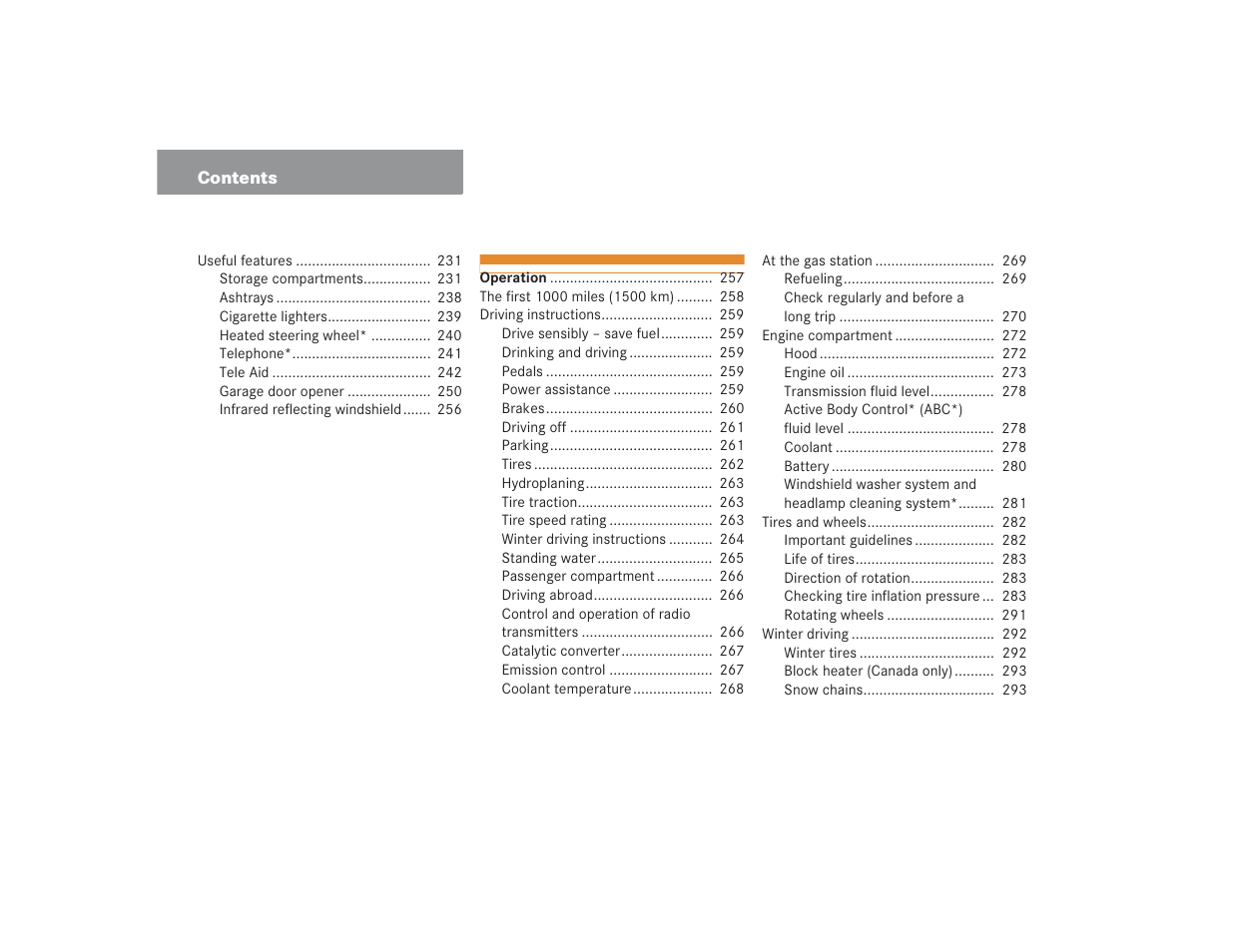 Mercedes-Benz S 4300 User Manual | Page 7 / 435