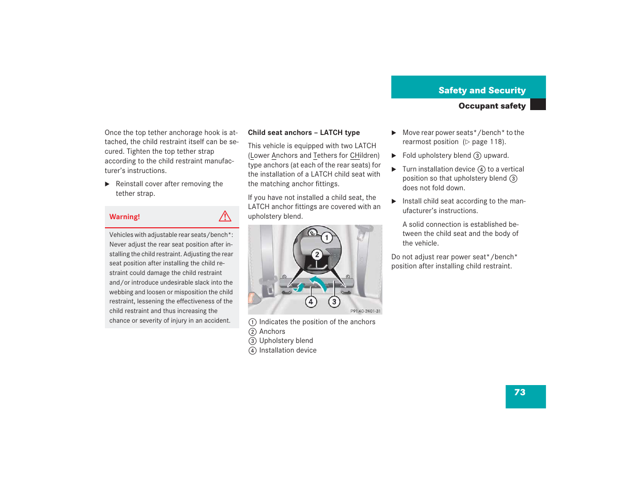 Mercedes-Benz S 4300 User Manual | Page 74 / 435