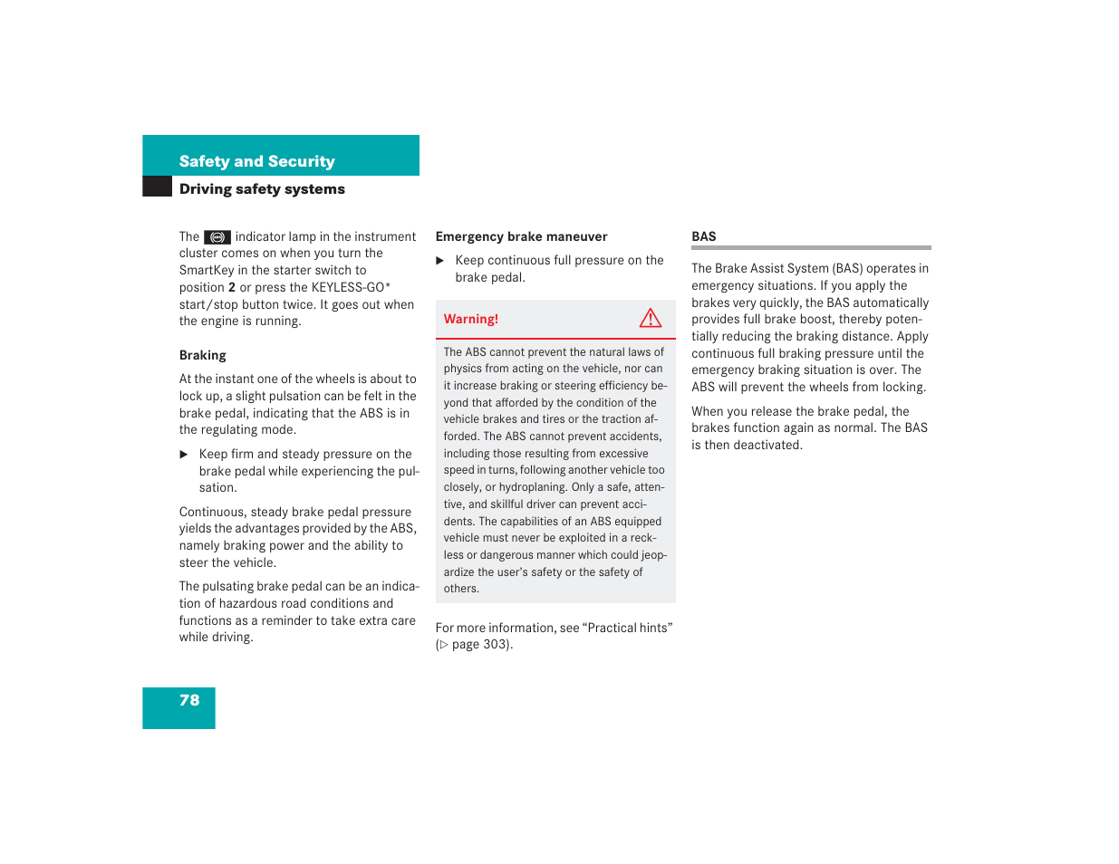Mercedes-Benz S 4300 User Manual | Page 79 / 435