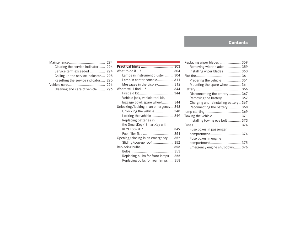 Mercedes-Benz S 4300 User Manual | Page 8 / 435