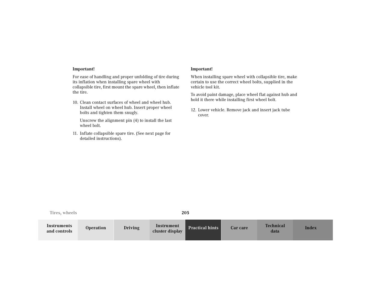 Mercedes-Benz 2001 SLK-Class User Manual | Page 208 / 273