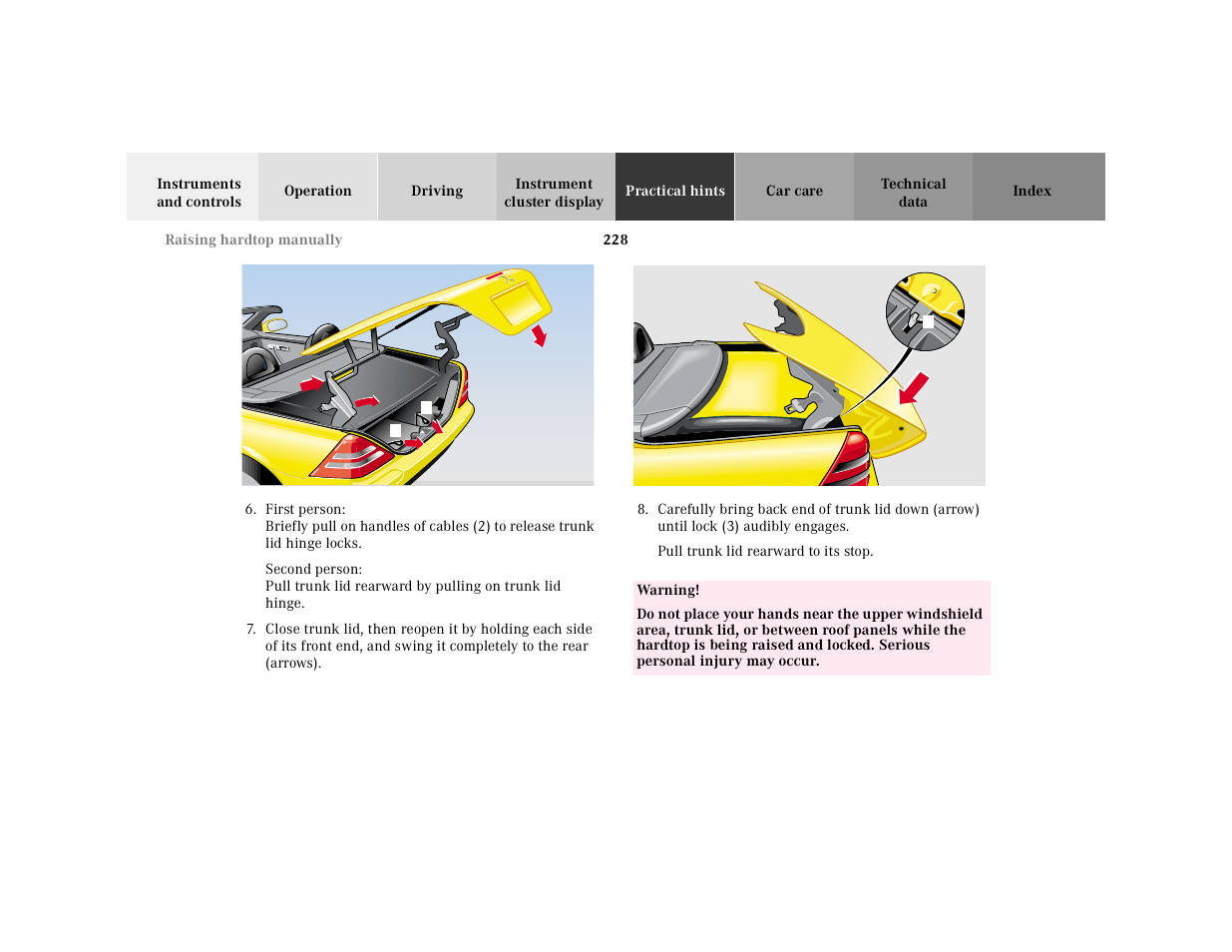 Mercedes-Benz 2001 SLK-Class User Manual | Page 231 / 273