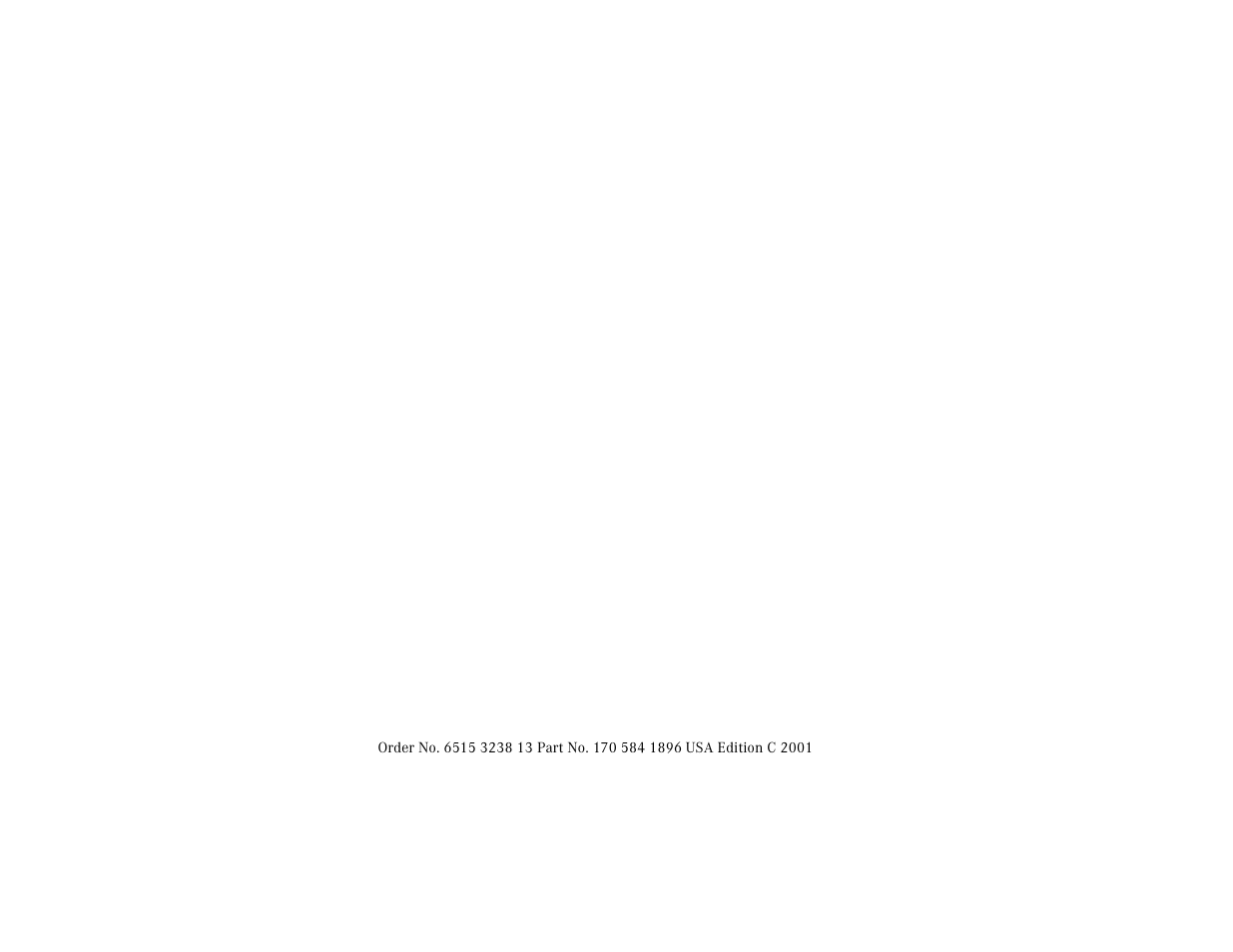 Mercedes-Benz 2001 SLK-Class User Manual | Page 273 / 273