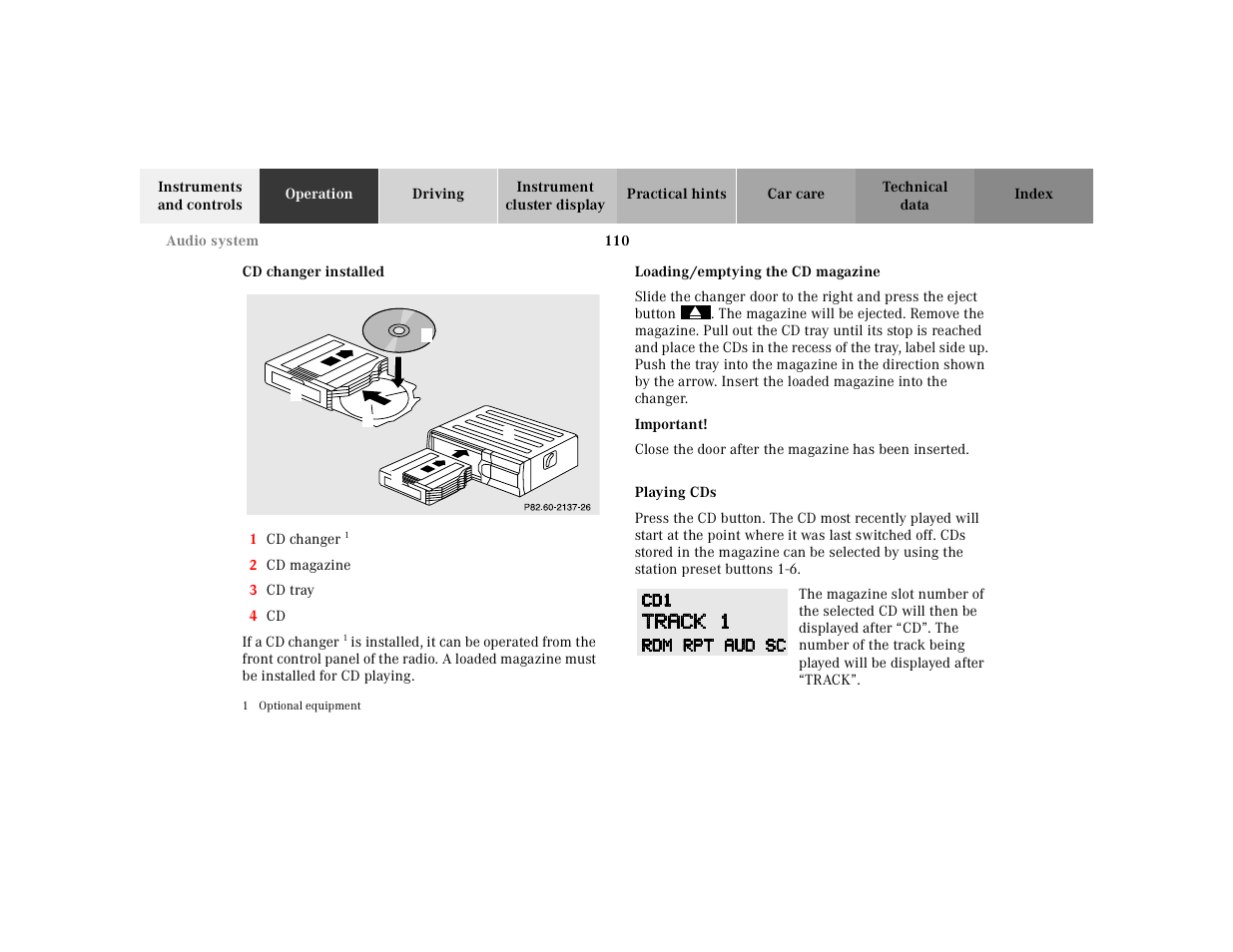 Mercedes-Benz 2002 SL 600 User Manual | Page 114 / 302
