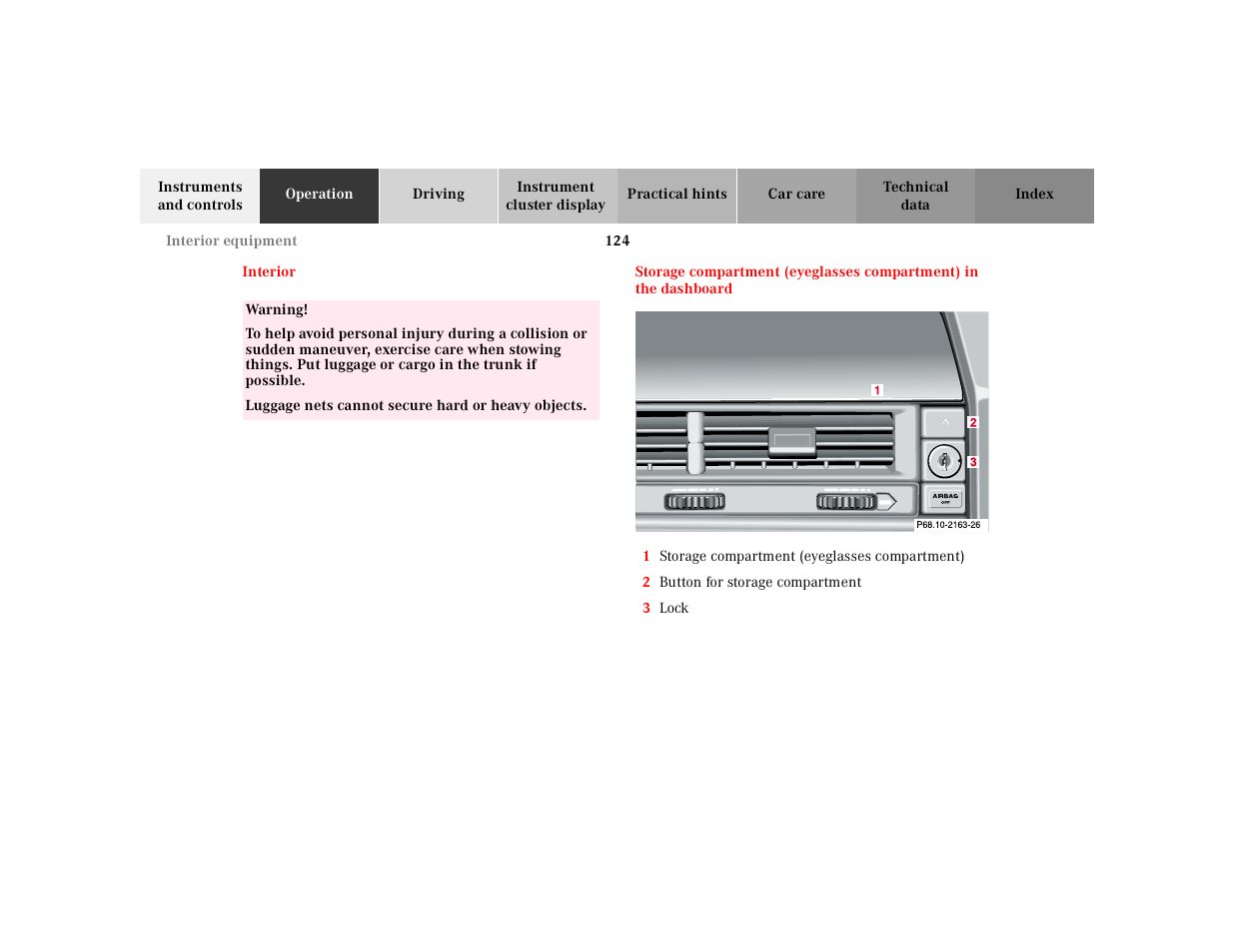 Mercedes-Benz 2002 SL 600 User Manual | Page 128 / 302