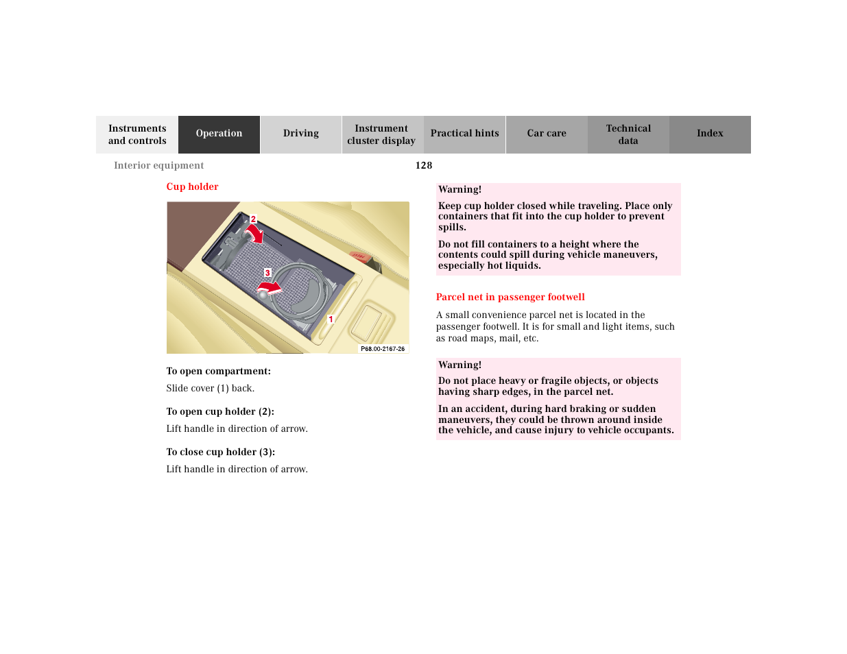 Mercedes-Benz 2002 SL 600 User Manual | Page 132 / 302