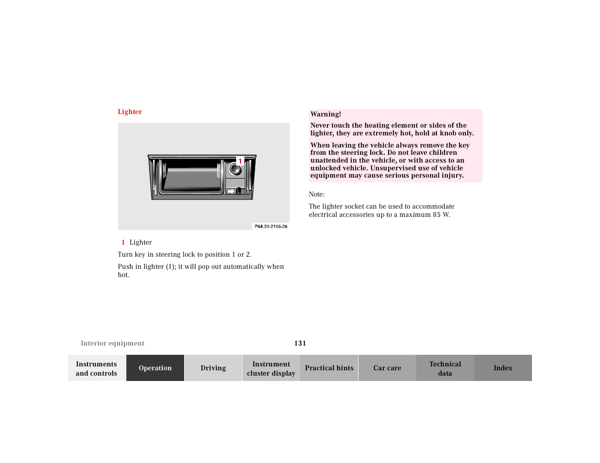 Mercedes-Benz 2002 SL 600 User Manual | Page 135 / 302
