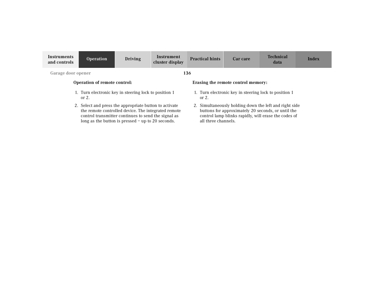 Mercedes-Benz 2002 SL 600 User Manual | Page 140 / 302