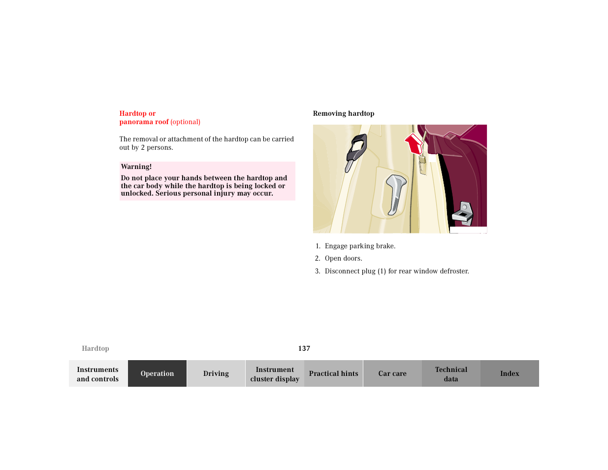 Mercedes-Benz 2002 SL 600 User Manual | Page 141 / 302