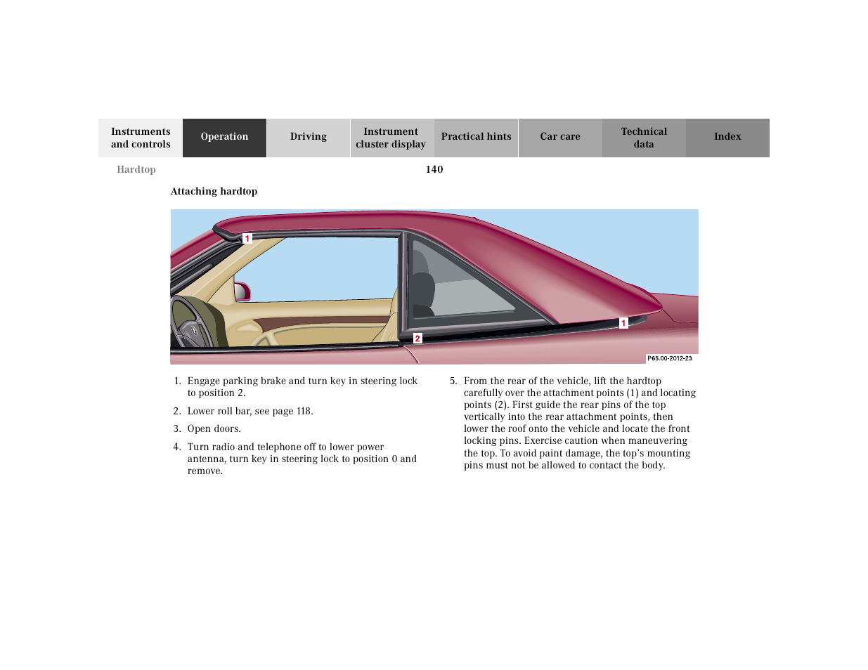 Mercedes-Benz 2002 SL 600 User Manual | Page 144 / 302