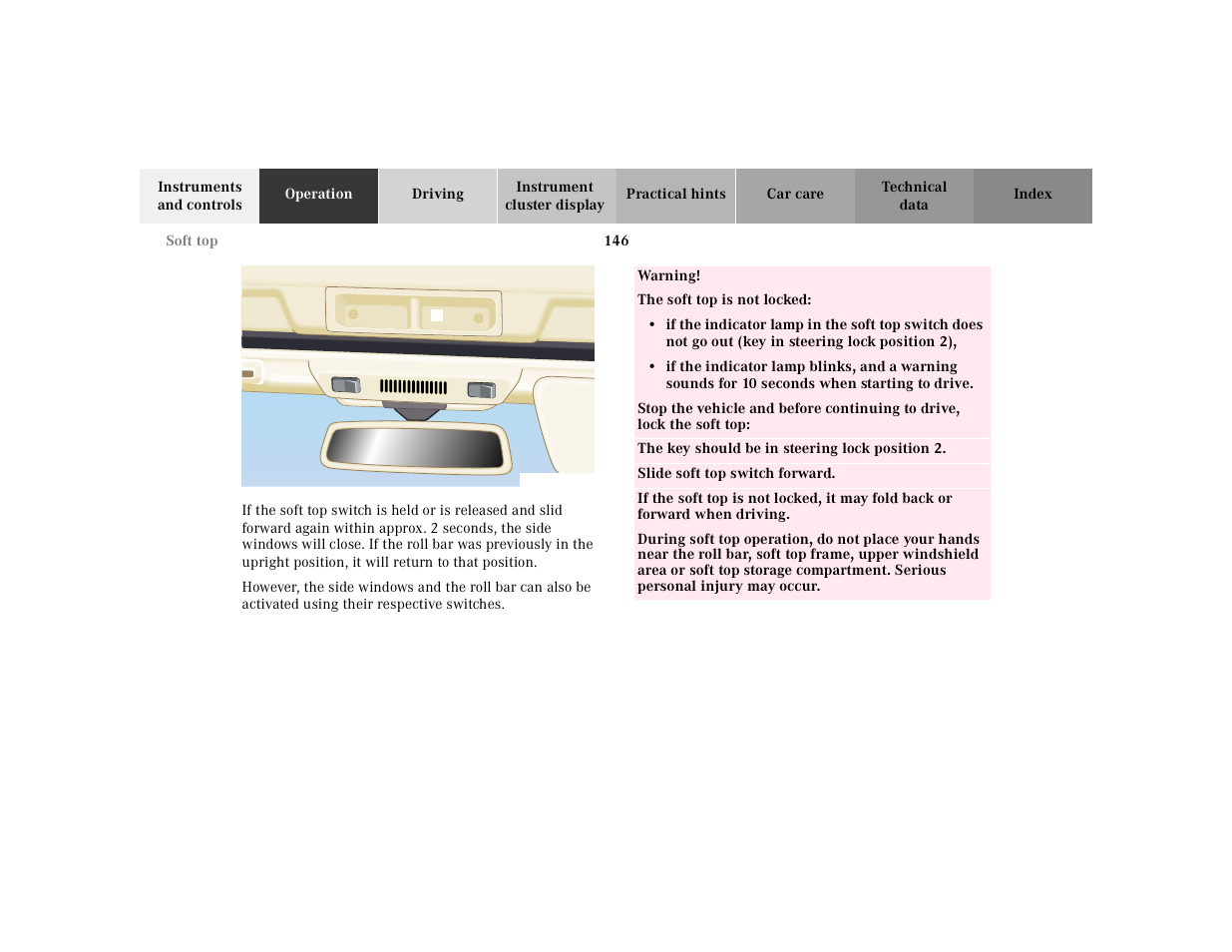 Mercedes-Benz 2002 SL 600 User Manual | Page 150 / 302