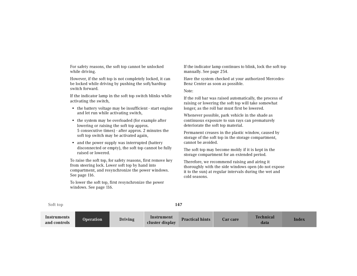 Mercedes-Benz 2002 SL 600 User Manual | Page 151 / 302