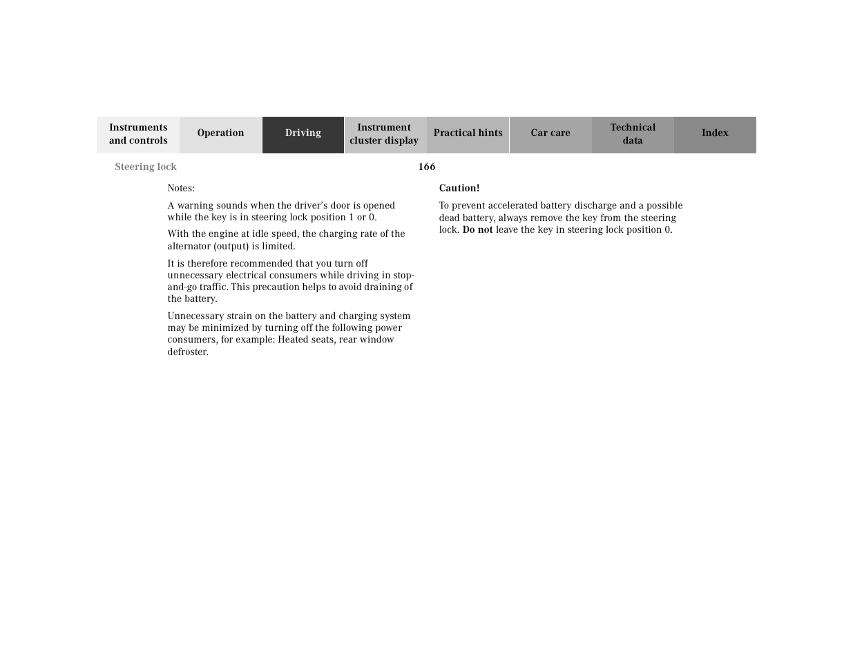 Mercedes-Benz 2002 SL 600 User Manual | Page 170 / 302