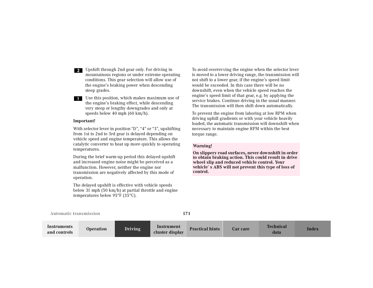 Mercedes-Benz 2002 SL 600 User Manual | Page 175 / 302