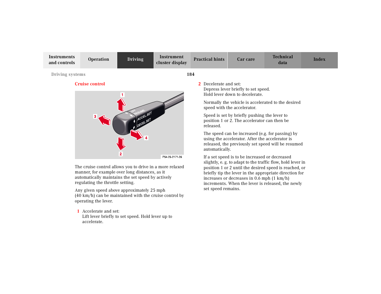 Mercedes-Benz 2002 SL 600 User Manual | Page 188 / 302