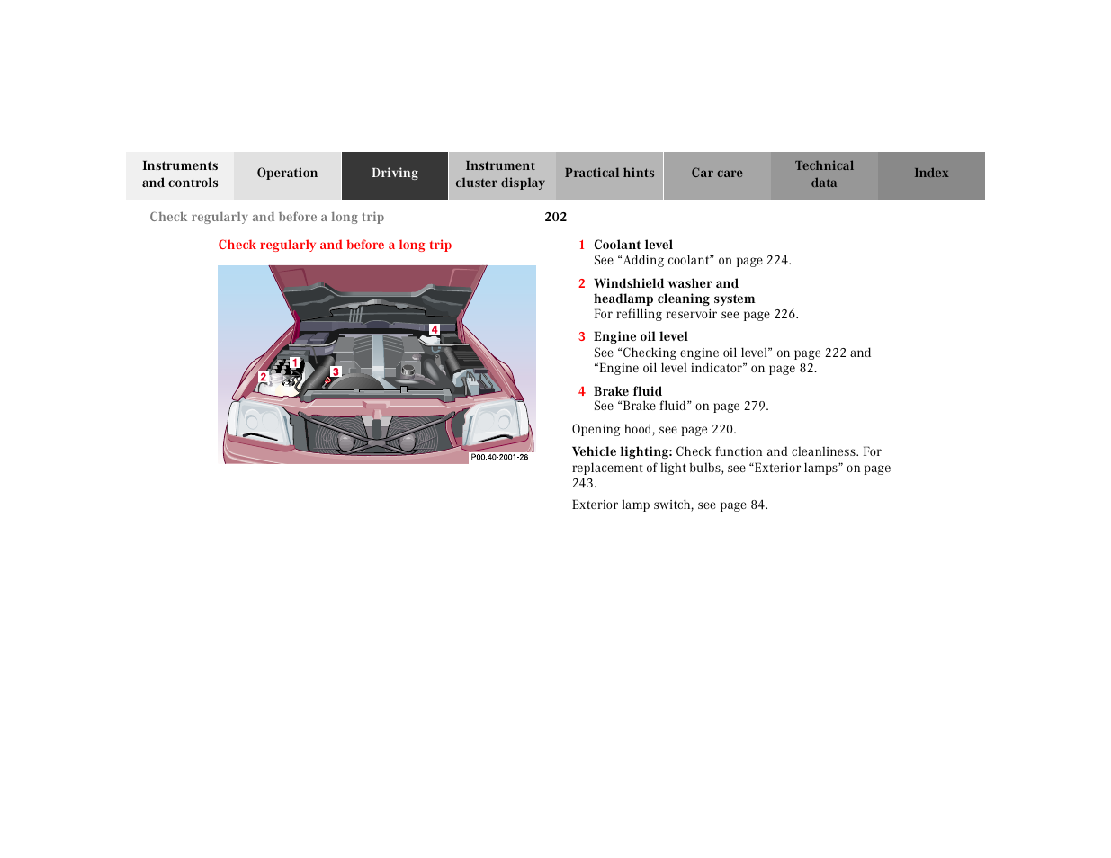 Mercedes-Benz 2002 SL 600 User Manual | Page 206 / 302