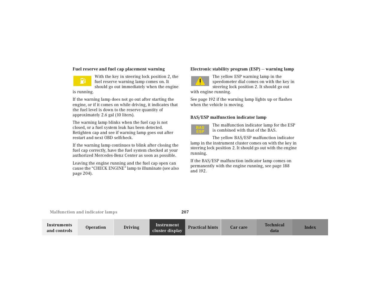 Mercedes-Benz 2002 SL 600 User Manual | Page 211 / 302