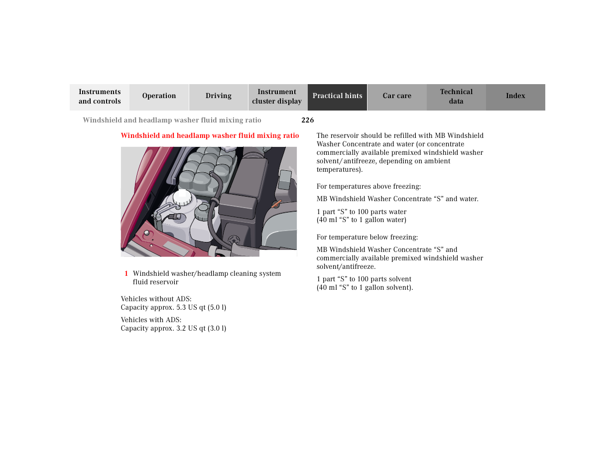 Mercedes-Benz 2002 SL 600 User Manual | Page 230 / 302