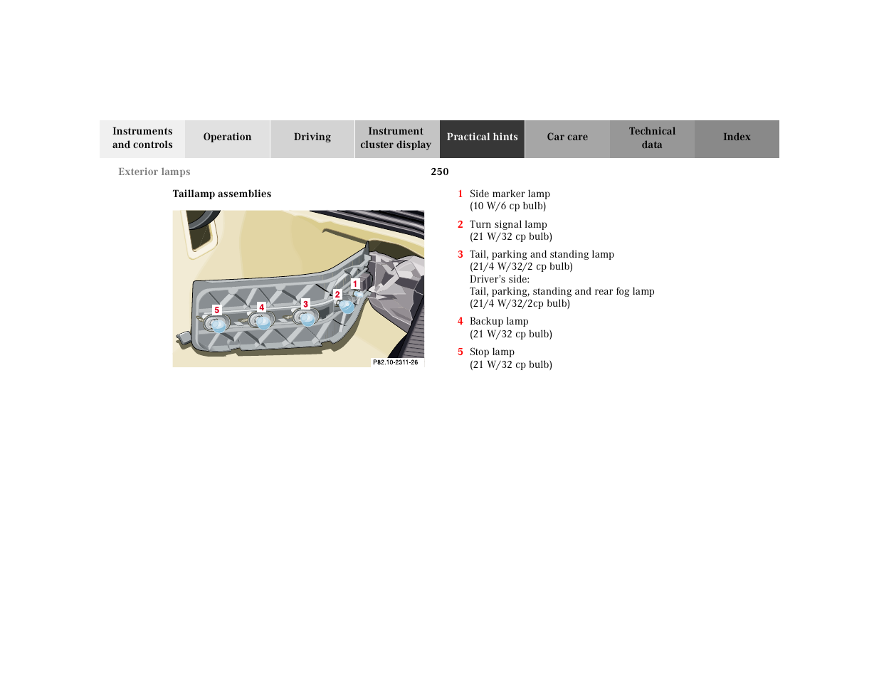 Mercedes-Benz 2002 SL 600 User Manual | Page 254 / 302