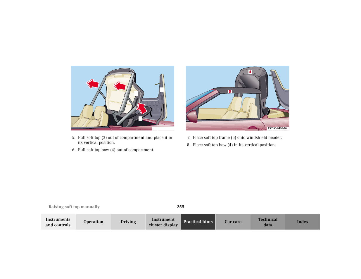 Mercedes-Benz 2002 SL 600 User Manual | Page 259 / 302