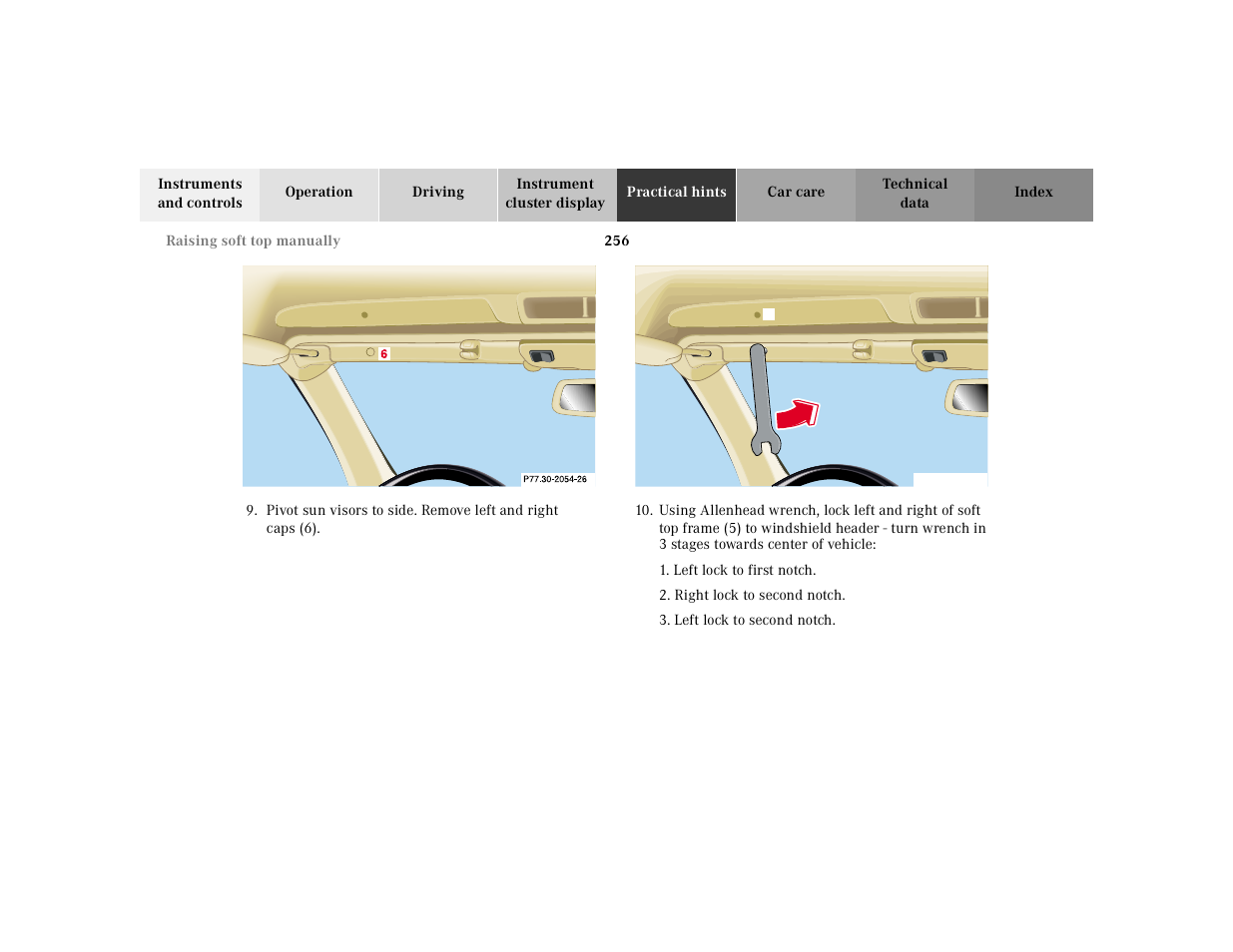 Mercedes-Benz 2002 SL 600 User Manual | Page 260 / 302