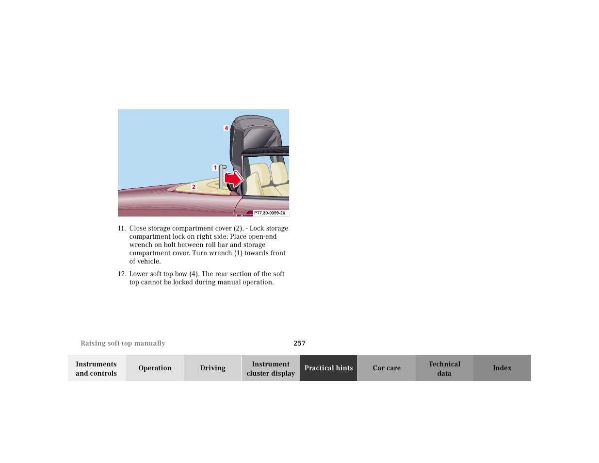 Mercedes-Benz 2002 SL 600 User Manual | Page 261 / 302