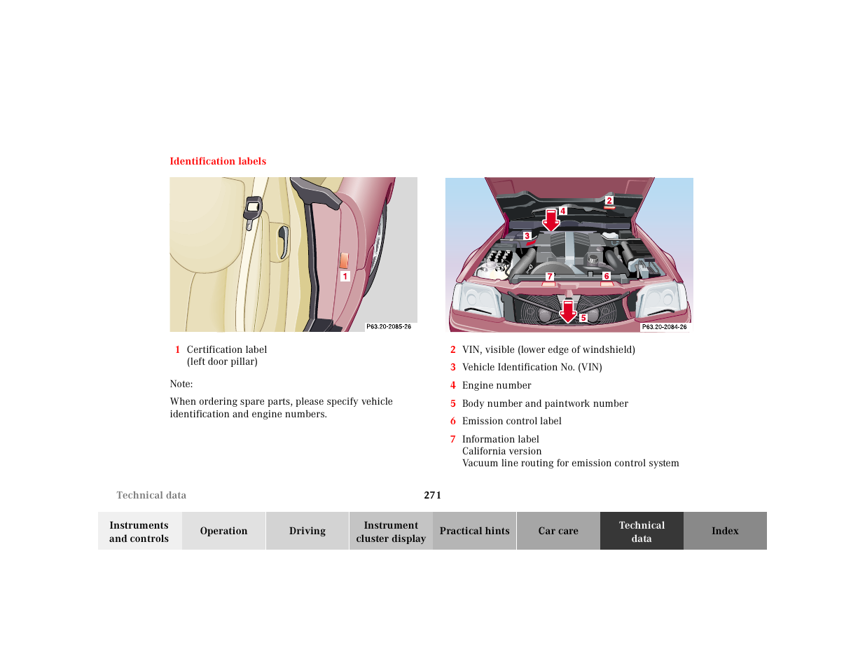 Mercedes-Benz 2002 SL 600 User Manual | Page 275 / 302