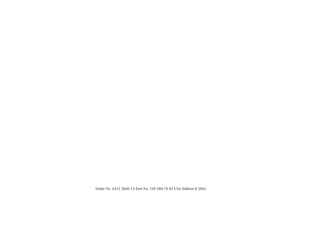 Mercedes-Benz 2002 SL 600 User Manual | Page 302 / 302