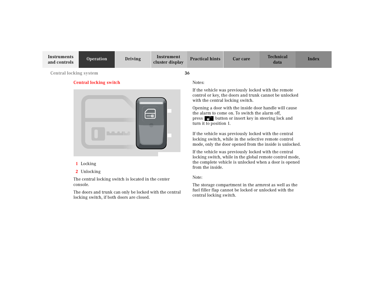 Mercedes-Benz 2002 SL 600 User Manual | Page 40 / 302
