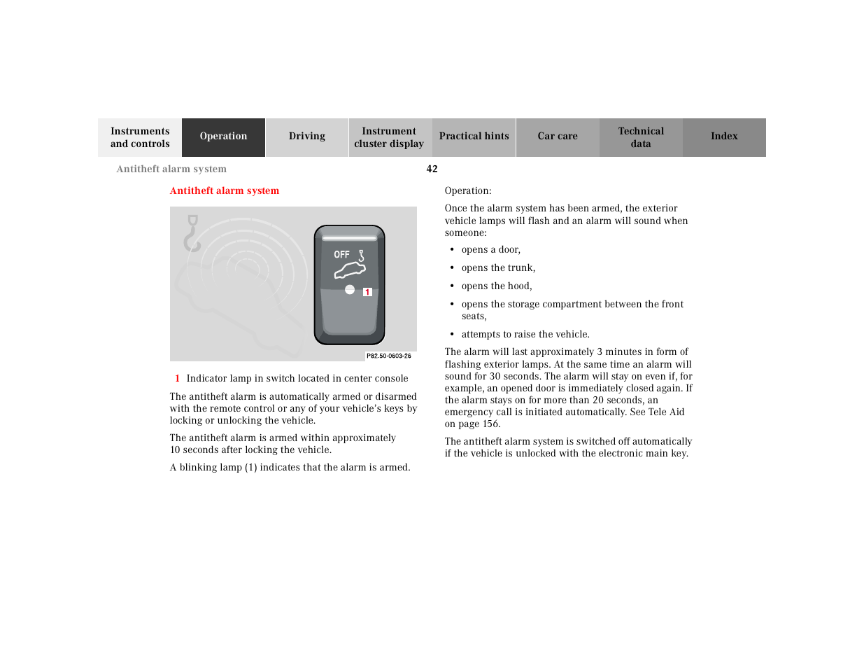 Mercedes-Benz 2002 SL 600 User Manual | Page 46 / 302